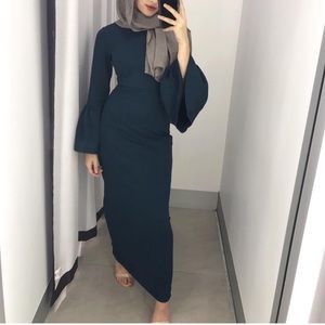 Maxi long sleeve dress